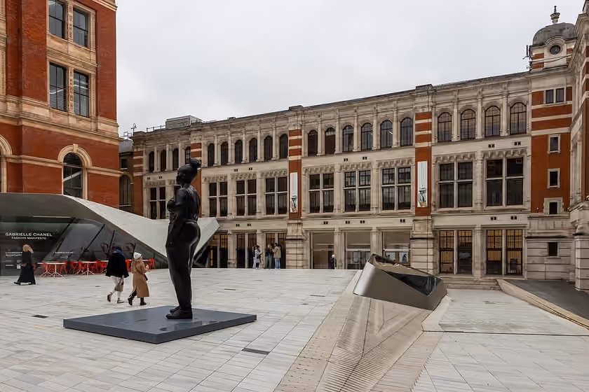 The courtyard at V&A South Kensington