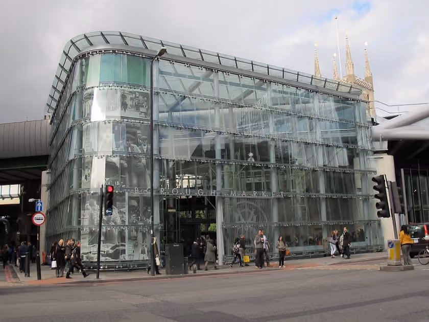 The Borough Market entrance on Southwark Street