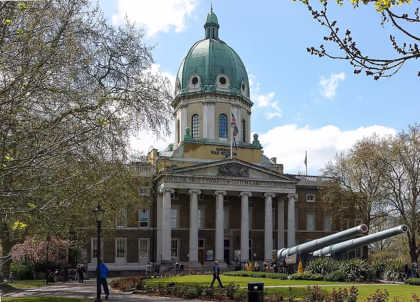 The main façade of IWM London