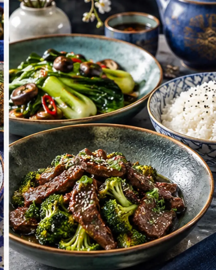 Chinese-style dishes representing Kaifeng’s menu direction