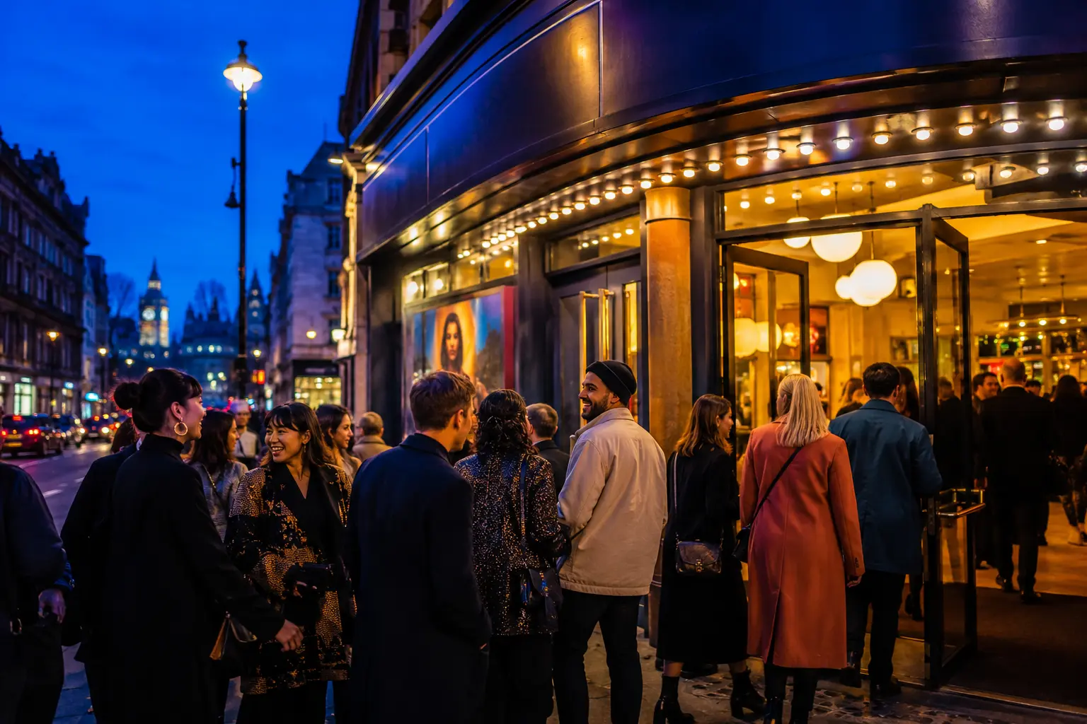 An audience at a London film festival