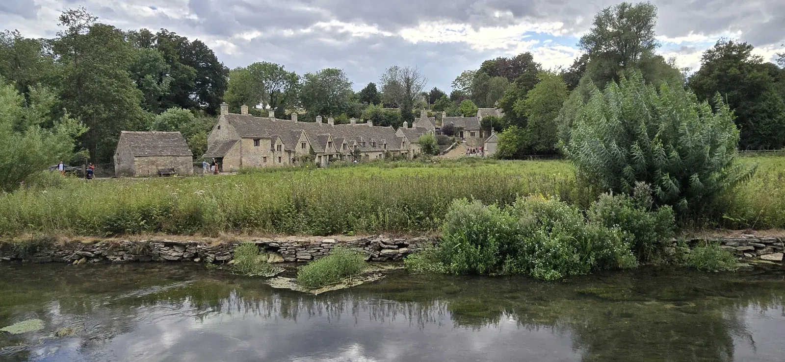 Stone cottages at Arlington Row in Bibury, Cotswolds