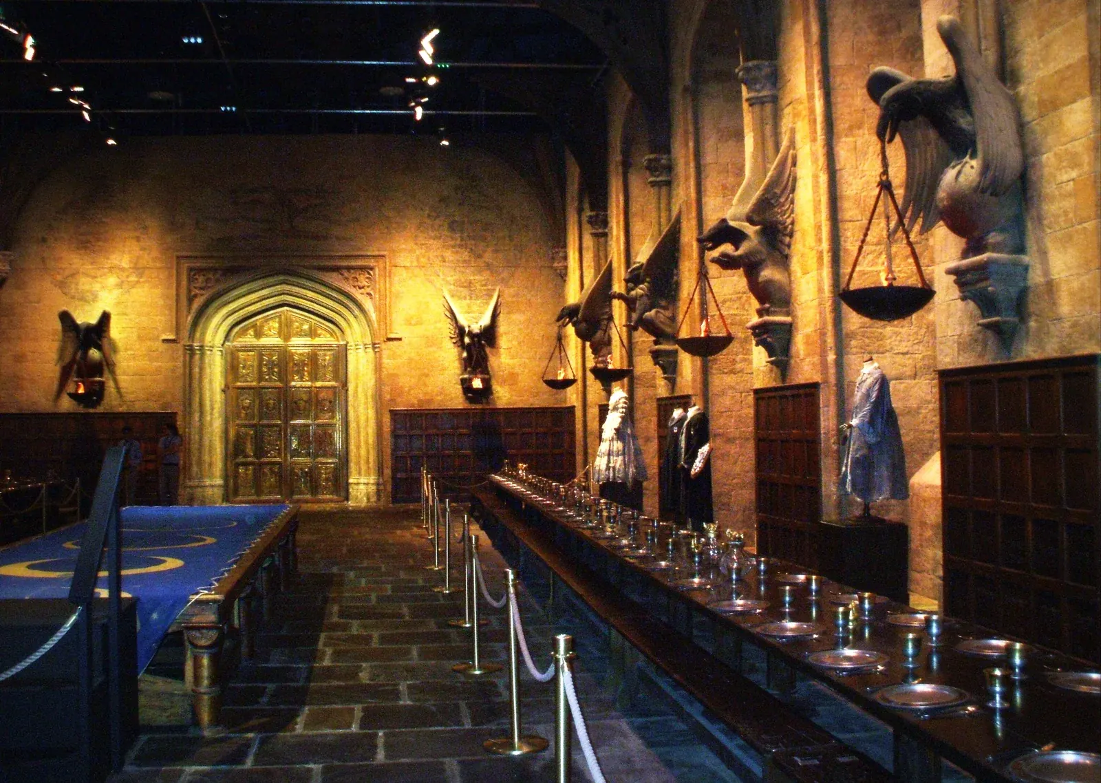 Great Hall set at Warner Bros. Studio Tour London in Leavesden