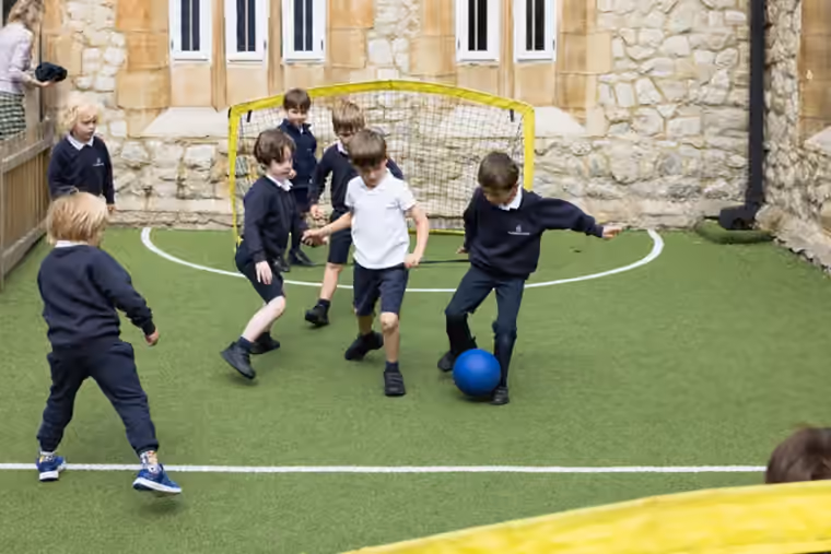 Outdoor play at The Children’s House School