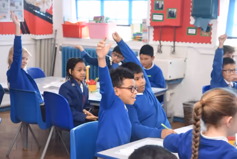 Classroom learning at Tollgate Primary School, Barclay Road, Newham
