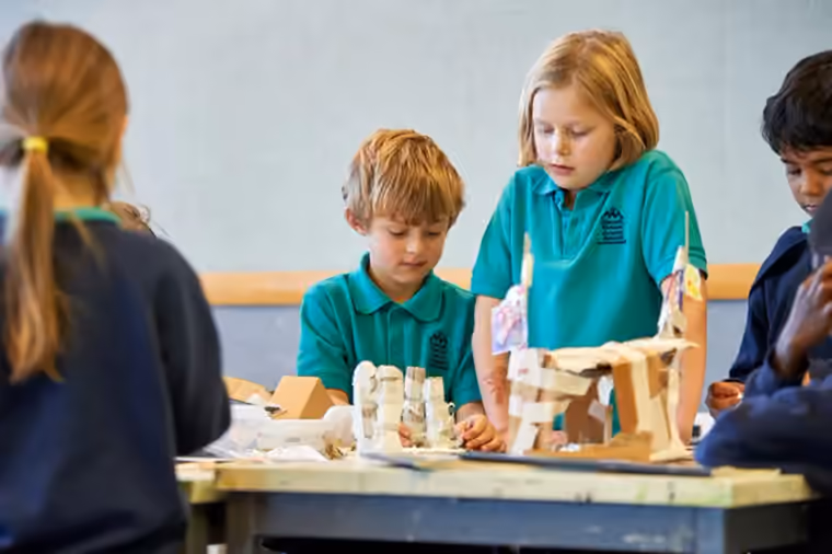 Creative classroom learning at Dulwich Hamlet Junior School