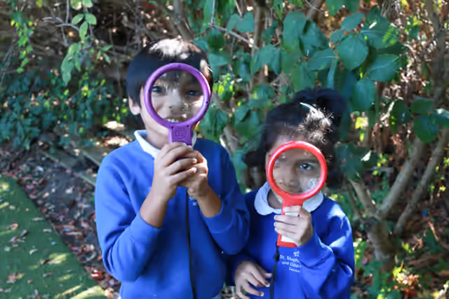 Outdoor learning at St Stephen’s Primary