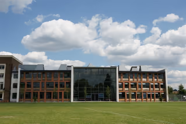 The Tiffin Girls’ School school exterior