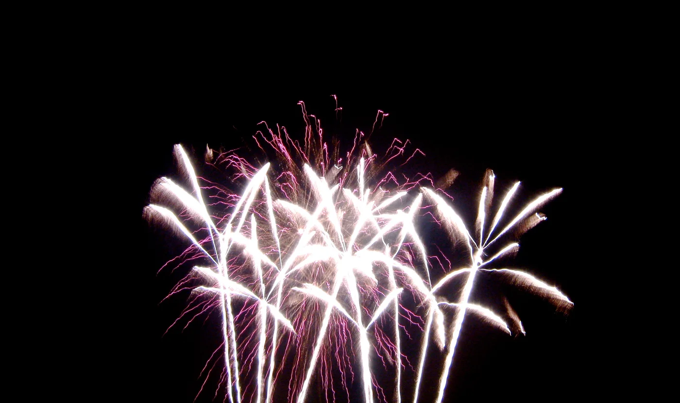 Fireworks above Battersea Park in an archive photograph from 2005